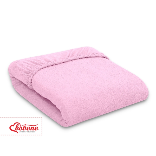 Frottélagen til baby tremmeseng 80x200cm  Lyserød Pink