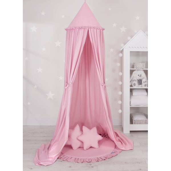Hængende sengehimmel over babys sengeværelse  Lyserød Pink Bomuld