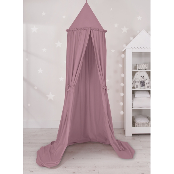 Hængende sengehimmel over babys sengeværelse  Pastel Violet