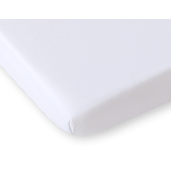 Jerseylagen til seng 140x200cm  Hvid