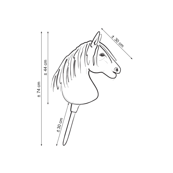 Kæphest Cremello Hobby Horses A3
