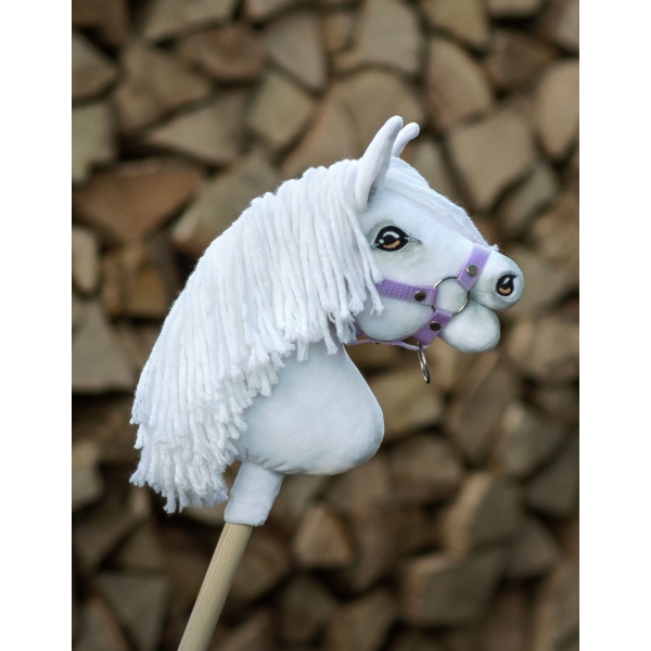 Kæphest Hvid Hobby Horse A4