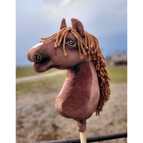 Kæphest Mørk Kastanje Hobby Horse A3