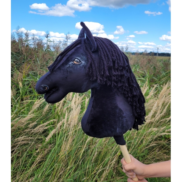 Kæphest Sort Hobby Horse A3