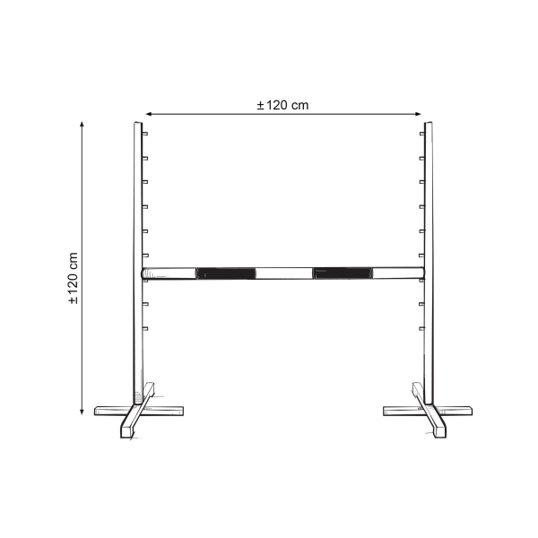Klassisk Spring Til Kæpheste 120 cm Grøn