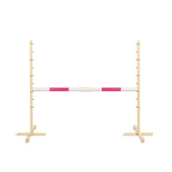 Klassisk Spring Til Kæpheste 160 cm x 120 cm Lyserød Pink