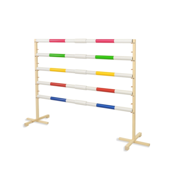 Klassisk Spring Til Kæpheste 160 cm x 120 cm Lyserød Pink