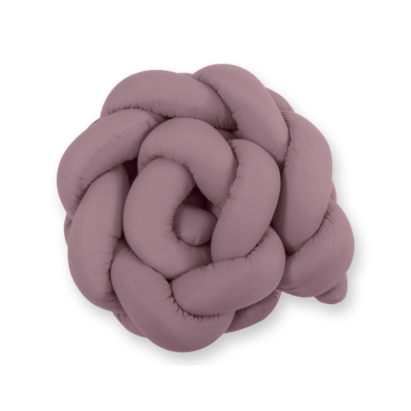 Knot sengerand af bomuld Flettet   Pastel Violet