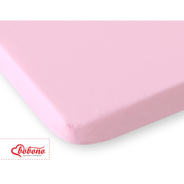 Lagen lavet af bomuld for tremmeseng 120x60cm  Lyserød Pink Bomuld