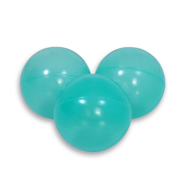 Legebolde af plastik  Gennemsigtig Aqua