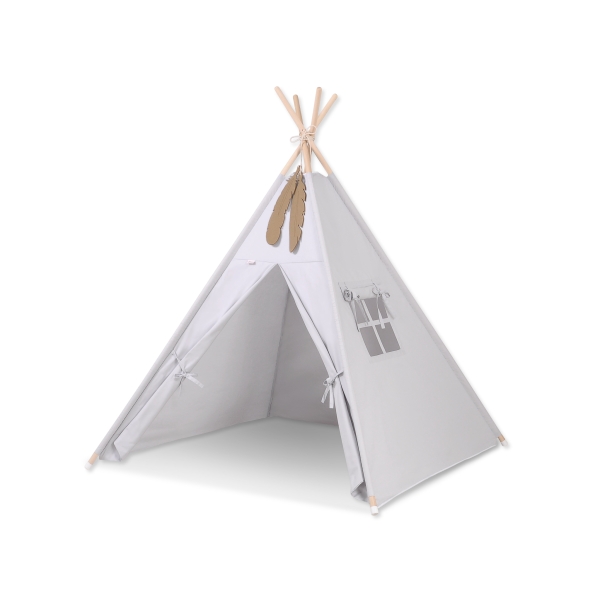Legesæt med tipi telt  Grå