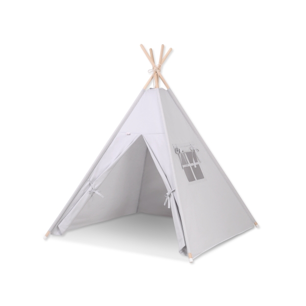 Legesæt med tipi telt  Grå