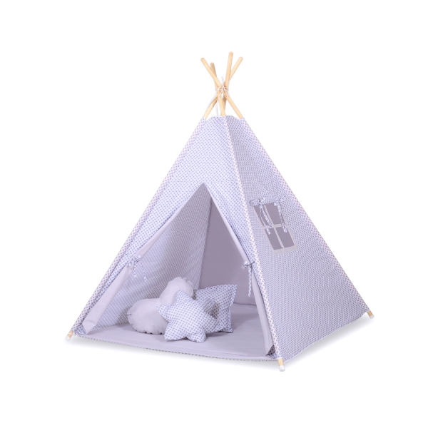 Legesæt med tipi telt  Grå