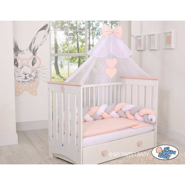 Myggenet til babyseng lavet af tyl  Beige Sifonki