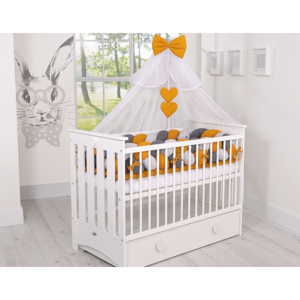 Myggenet til babyseng lavet af tyl  Honning Sifonki