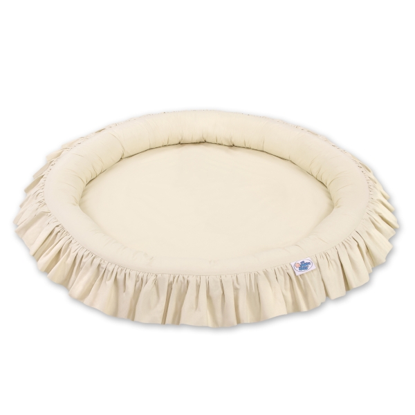 Rede med flæser  Beige