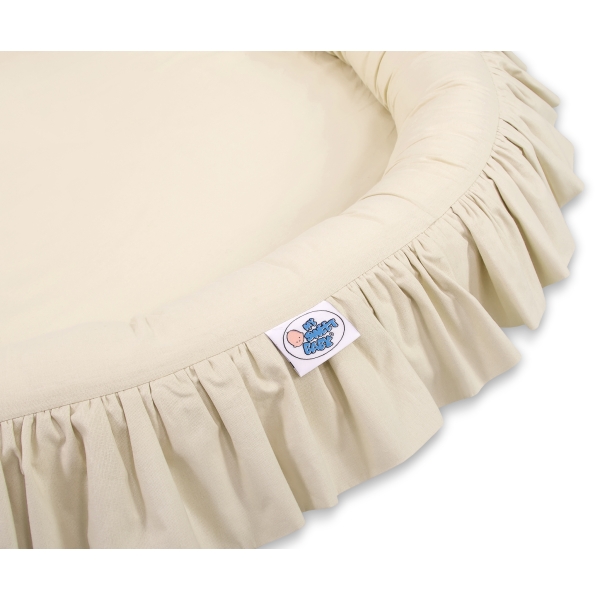 Rede med flæser  Beige