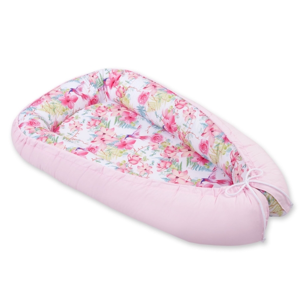 Rede til baby  Lyserød Pink Blomster