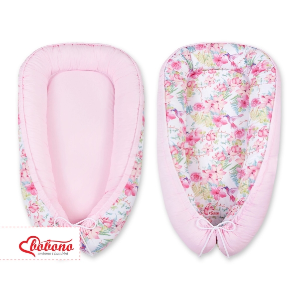Rede til baby  Lyserød Pink Blomster