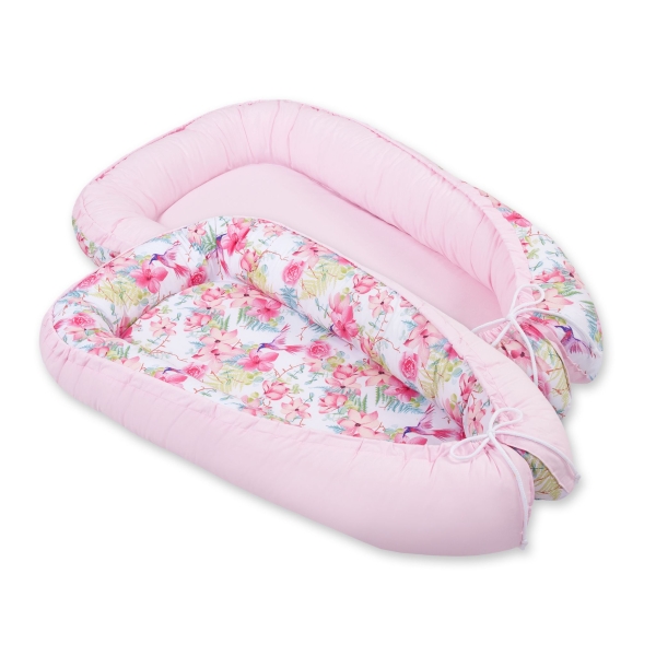 Rede til baby  Lyserød Pink Blomster