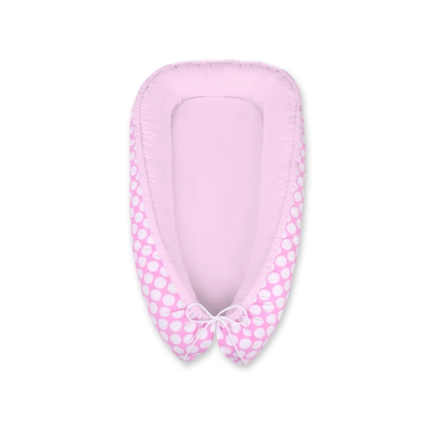 Rede til baby  Lyserød Pink Polkaprikker