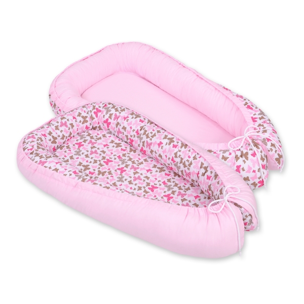 Rede til baby  Lyserød Pink Sommerfugle