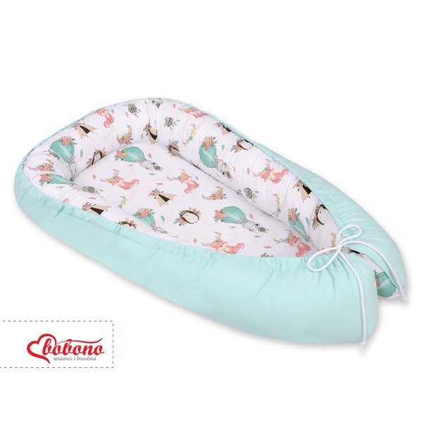 Rede til baby  Mint Beige Ræve