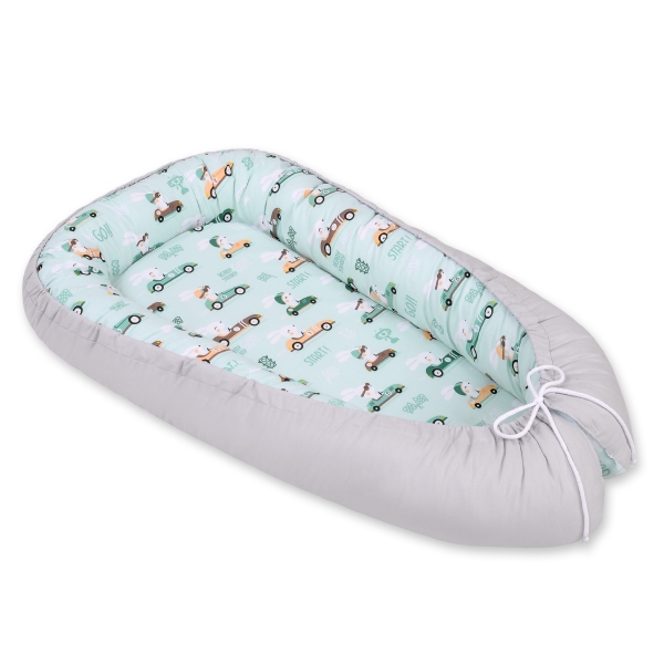 Rede til baby  Mint Grå Kaniner