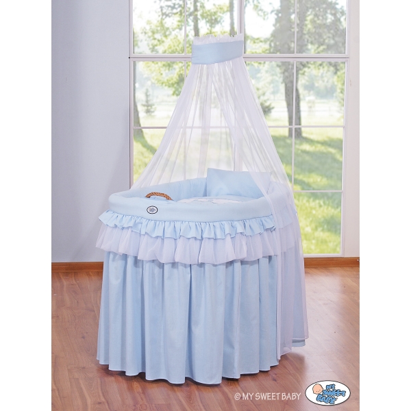 Sengebetræk til babykurv med sengehimmel