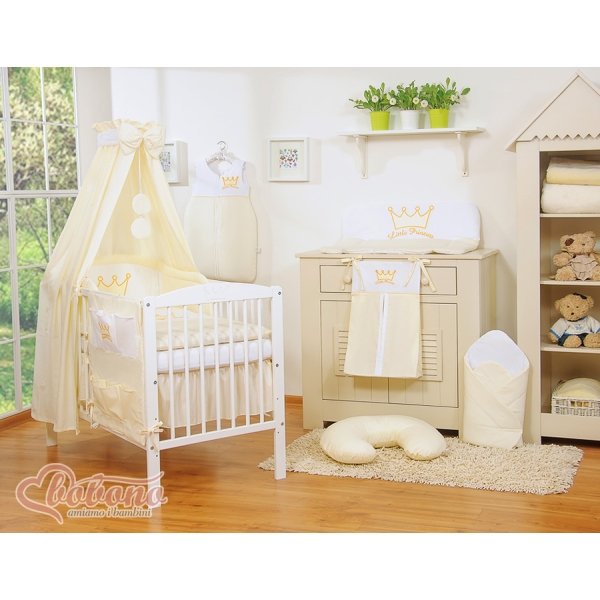 Sengehimmel til babyseng lavet af stof - Little Prince/Princess  Enfelben Bomuld