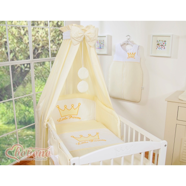 Sengehimmel til babyseng lavet af stof - Little Prince/Princess  Enfelben Bomuld