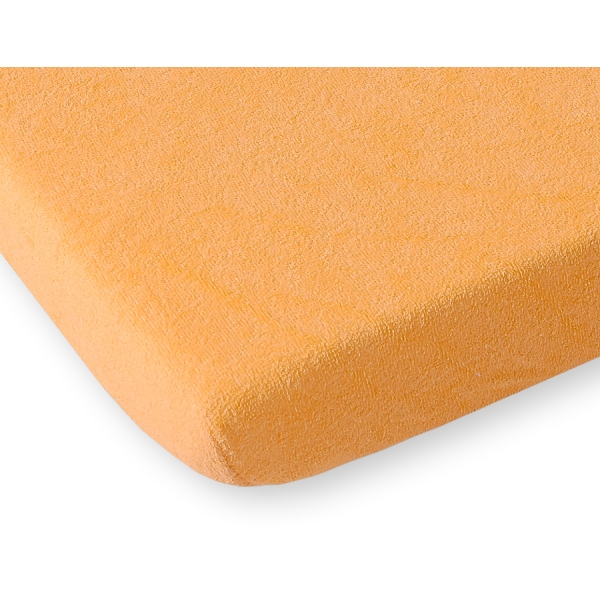 Sengelagen af frotté  Orange