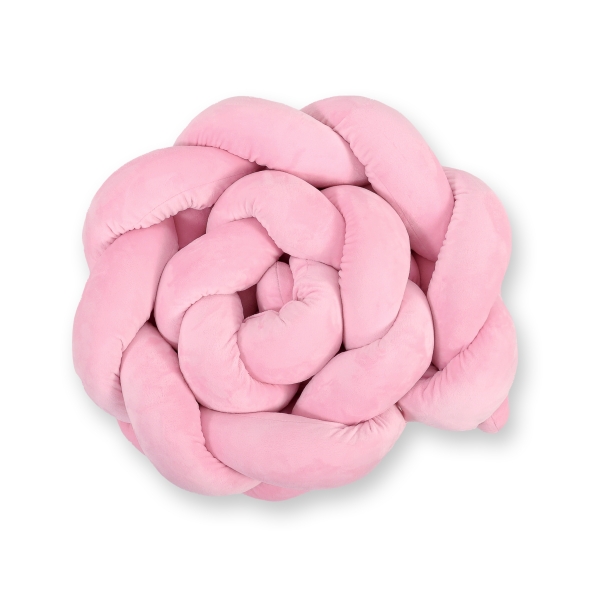 Sengerand flettet til tremmeseng 180cm  Lyserød Pink