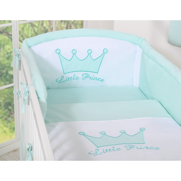 Sengerand til babyseng Little Prince / Princess  Mint