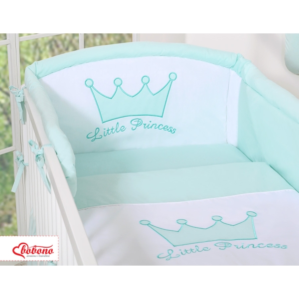 Sengerand til babyseng Little Prince / Princess  Mint