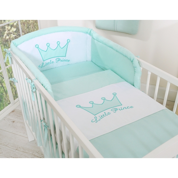 Sengesæt i 2 dele  Little Prince/Princess  Mint