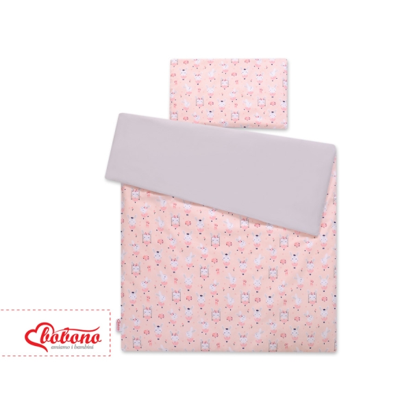 Sengesæt i bomuld 100x135 Mini  Lyserød Pink Ballerinaer