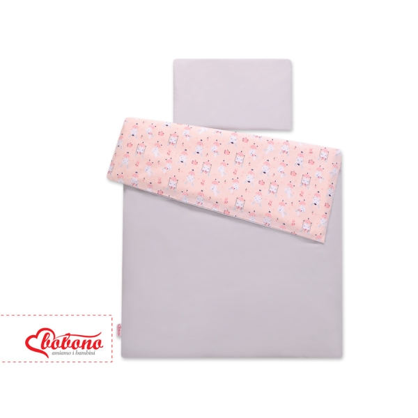 Sengesæt i bomuld 100x135 Mini  Lyserød Pink Ballerinaer