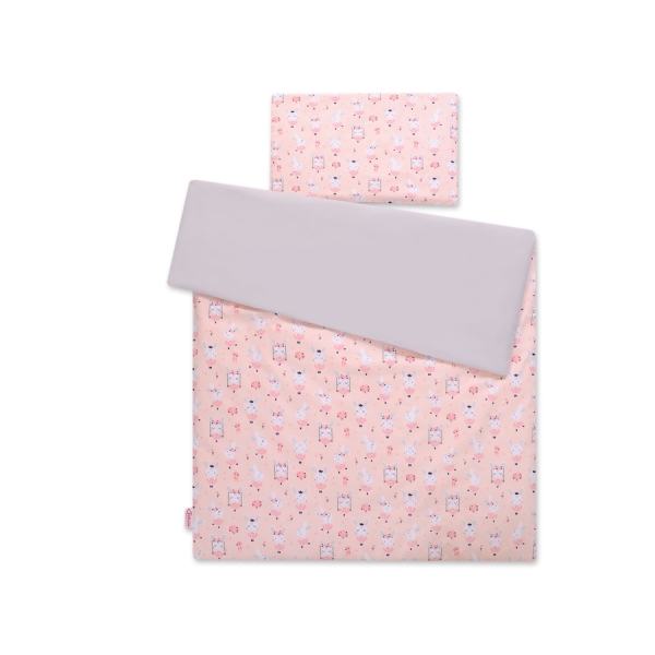 Sengesæt i bomuld 100x135 Mini  Lyserød Pink Ballerinaer
