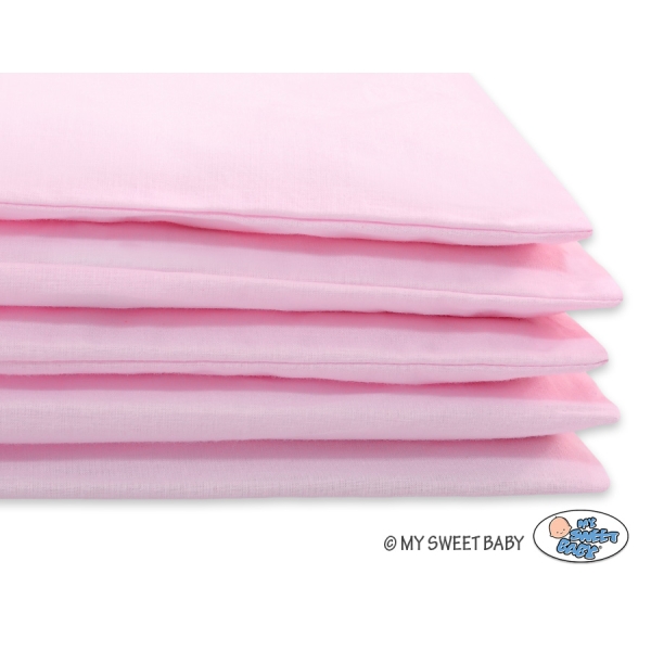 Sengetøj til babyseng i 2 dele  Lyserød Pink