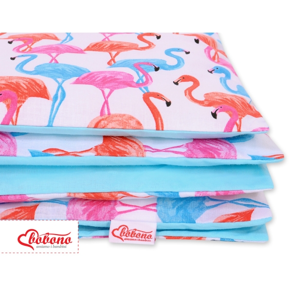 Sengetøj i bomuld 100x135 Mini  Flamingo