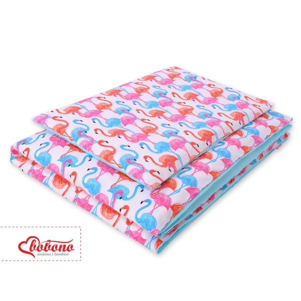 Sengetøj i bomuld 100x135 Mini  Flamingo