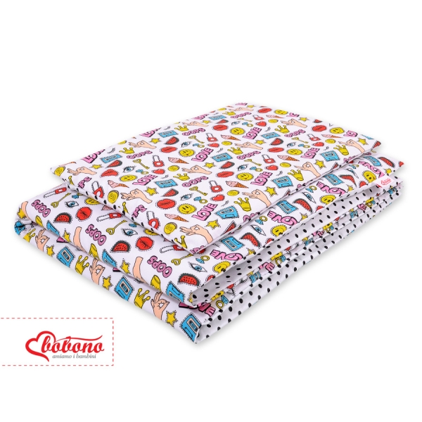 Sengetøj i bomuld 100x135 Mini  Love