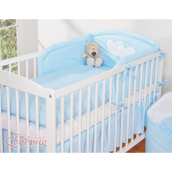 Sengetøjssæt til baby  Blå Striber