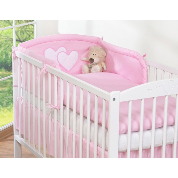 Sengetøjssæt til baby  Lyserød Pink