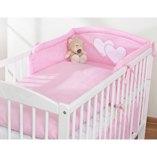 Sengetøjssæt til baby  Lyserød Pink