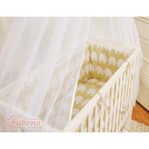 Sideseng med madras og sengetøjssæt Little Prince/Princess  Beige