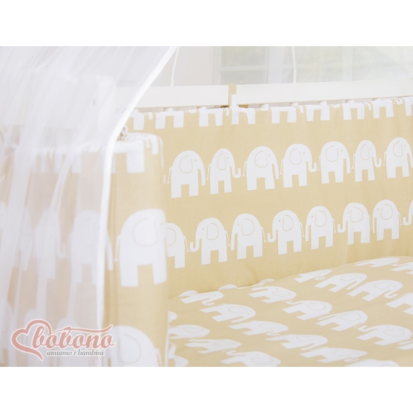 Sideseng med madras og sengetøjssæt Little Prince/Princess  Beige
