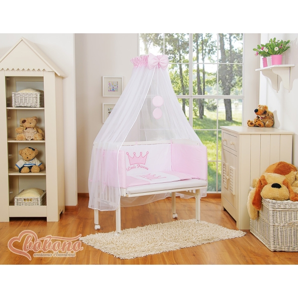 Sideseng til pige baby Lyserød Little Princess