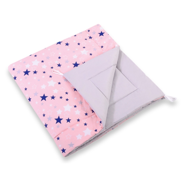 Teltsæt Tipi Telt Børn med legetæppe + puder sæt   Blå Lyserød Grå Pink Stjerner